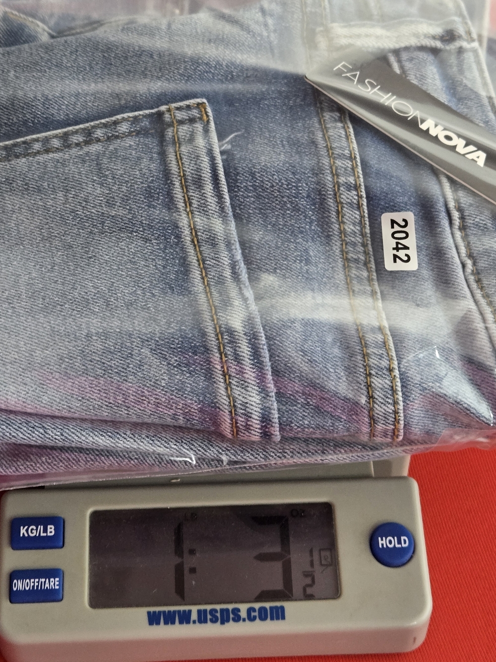 Light Blue Fashion Nova Women's Skinny Jeans Size 14 - Picture 10 of 10
